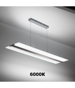 358445 OVER NT20 135 серебро Подвесной диммируемый светильник IP20 LED 3000~6000К ITER-foto5