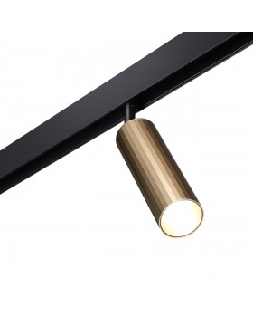 358988 SHINO NT22 046 бронза светлая/черный Трековый светильник для низковольного шинопровода IP20 LED 4000K 15W 48V FLUM-foto4