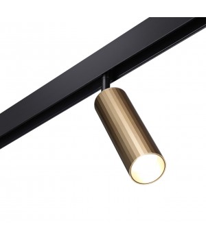 358988 SHINO NT22 046 бронза светлая/черный Трековый светильник для низковольного шинопровода IP20 LED 4000K 15W 48V FLUM-foto4