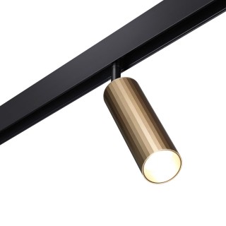 358988 SHINO NT22 046 бронза светлая/черный Трековый светильник для низковольного шинопровода IP20 LED 4000K 15W 48V FLUM-foto4