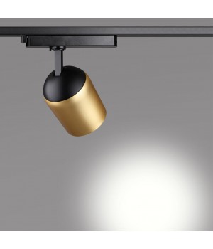 358516 PORT NT21 087 золото Светильник трековый однофазный трехжильный IP20 LED 4000K 25W 220V KAMP-foto6