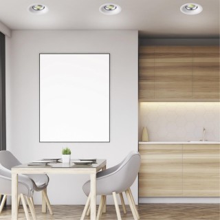 358025 SPOT NT19 253 белый Встраиваемый светильник IP20 LED 4100К 20W 220V GLOK-foto3