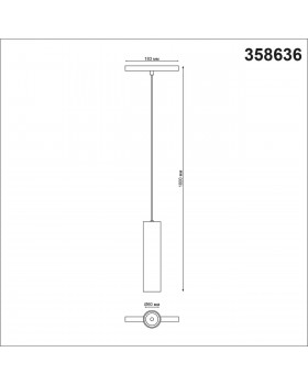 358636 SHINO NT21 052 черный Трековый низковольтный св-к диммируемый с ДУ, со сменой цв.температуры IP20 LED 3000~6500К 20W 48V FLUM-foto2