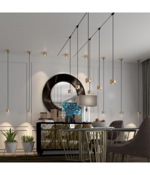 358671 OVER NT21 189 золото Светильник накладной светодиодный, провод 2м IP20 LED 4000К 12W 220V PATERA-foto3