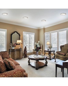 357606 SPOT NT18 275 белый/золото Встраиваемый светильник IP20 LED 3000K 9W 85-265V NOVEL-foto3