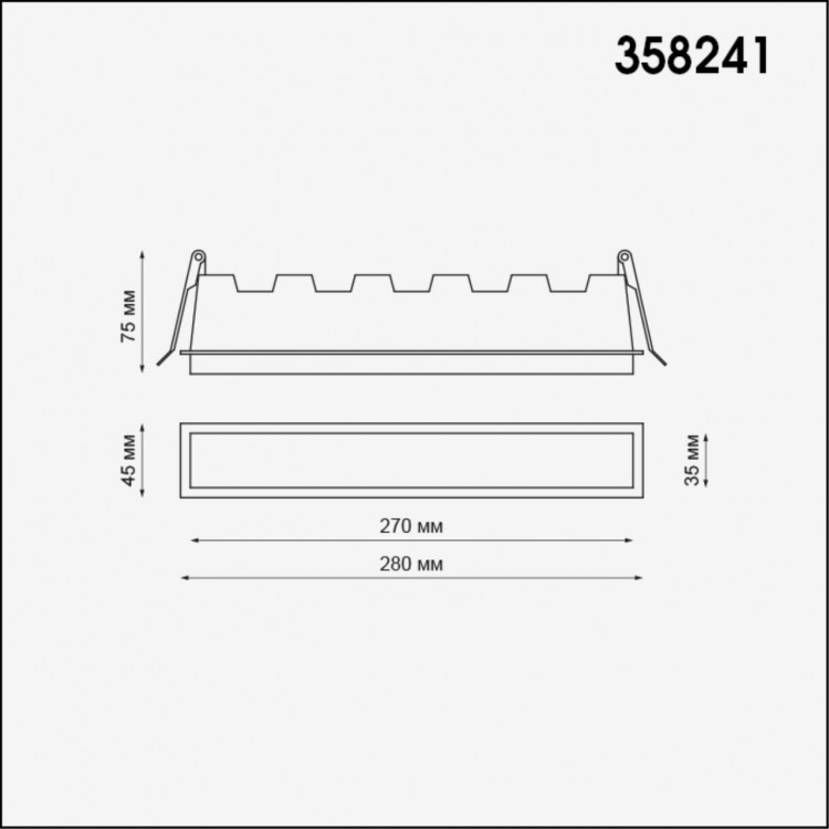 358241 SPOT NT19 263 белый Встраиваемый светильник IP20 LED 20W 85-265V HIELO