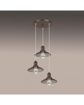 3513/3A LOFTI LN18 211 кофейный Светильник подвесной E27 3*60W 220V LUDACRIS-foto4