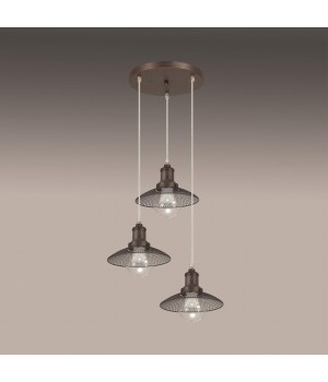 3513/3A LOFTI LN18 211 кофейный Светильник подвесной E27 3*60W 220V LUDACRIS-foto4