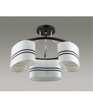 3056/3C COMFI LN16 087 хром/черный/ткань Люстра потолочная Е14 3*40W 220V IVARA-foto4
