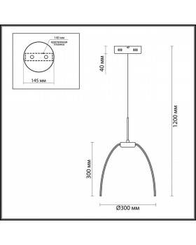 4102/72CL L-VISION ODL19 66 хром Люстра потолочная LED 72W CALVADA-foto2