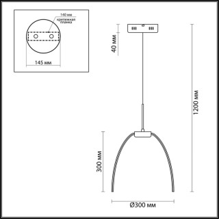 4102/72CL L-VISION ODL19 66 хром Люстра потолочная LED 72W CALVADA-foto2