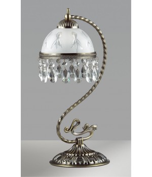 2989/1T CLASSI LN16 095 состаренная бронза Настольная лампа E27 60W 220V AVIFA-foto3