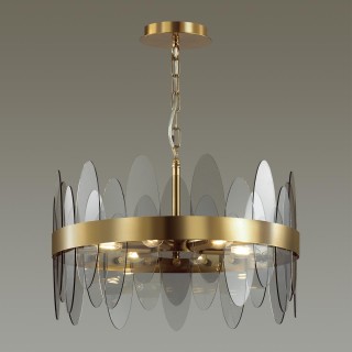 5268/6 MODERNI LN23 059 латунь Люстра E14 6*40W 220V MEREDITH-foto3