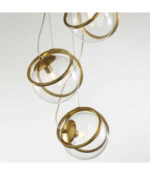 5288/3 SUSPENTIONI LN23 135 латунь Светильник подвесной G9 3*40W 220V WANDA-foto4