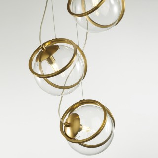 5288/3 SUSPENTIONI LN23 135 латунь Светильник подвесной G9 3*40W 220V WANDA-foto4