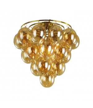 4812/6C MODERN ODL21 345 янтарный/бронзовый Люстра потолочная E14 6*40W GRAPE-foto4