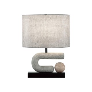 5410/1TA MODERN ODL_EX23 31 черный матов./серый металл/полирезин/ткань Настольная лампа E27 1*60W BAGEL-foto5