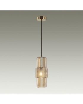 5019/1 MODERN ODL23 335 бронзовый/янтарный металл/стекло Подвес E14 1*40W PIMPA-foto3