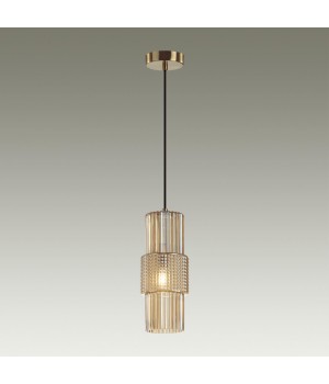 5019/1 MODERN ODL23 335 бронзовый/янтарный металл/стекло Подвес E14 1*40W PIMPA-foto3