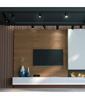 358785 PORT NT21 093 черный Светильник трековый однофазный трехжильный IP20 LED 25W 4000K 2200Лм 100-265V GRODA-foto3