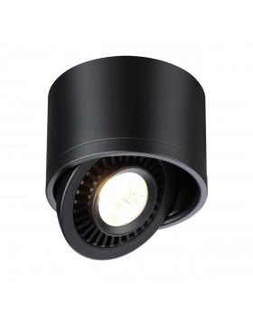 358812 OVER NT21 187 черный Светильник накладной светодиодный IP20 LED 9W 770Лм 4000K 220V GESSO-foto4