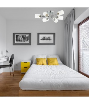 4529/6C COMFI LN21 061 хром Люстра потолочная E27 6*60W 220V JERRY-foto3