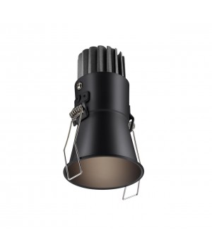 358907 SPOT NT22 229 черный Встраиваемый светодиодный светильник с переключателем цветовой температуры IP20 LED 3000К\4000К\6000К 7W 220V LANG-foto4