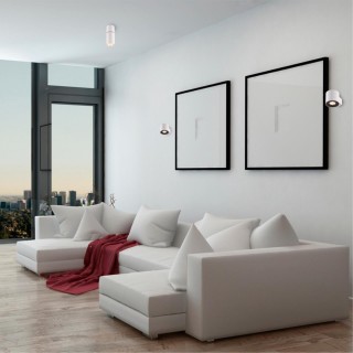 3582/1C HIGHTECH ODL18 269 матов.белый Потолочный накладной светильник IP20 GU10 1*50W 220V DUETTA-foto3