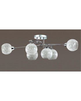 3063/6C MODERNI LN16 186 хром Люстра потолочная E14 6*60W 220V NINETTE-foto4