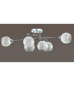 3063/6C MODERNI LN16 186 хром Люстра потолочная E14 6*60W 220V NINETTE-foto4