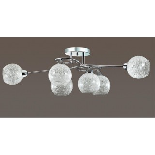 3063/6C MODERNI LN16 186 хром Люстра потолочная E14 6*60W 220V NINETTE-foto4