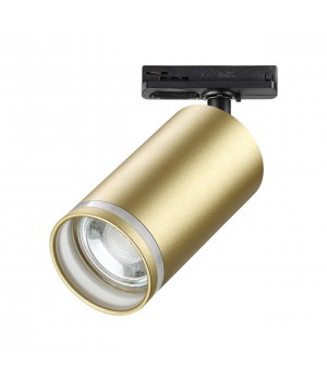 370878 PORT NT22 068 матовое золото Светильник трековый однофазный двухжильный IP20 GU10 9W 220V ULAR-foto5
