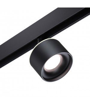358980 SHINO NT22 047 черный Трековый светильник для низковольного шинопровода с переключ. цв. температуры IP20 LED 3000К\4000К\6000К 12W вниз + 3W вв-foto5