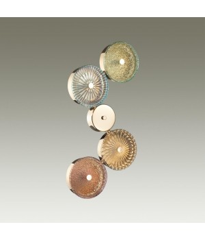 5412/25WL L-VISION ODL_EX23 9 золотой/разноцветный металл/стекло Бра LED 25W 4000K CARAMELLA-foto3