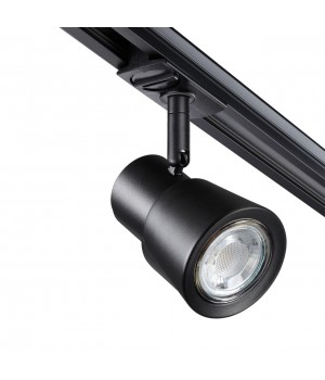 370932 PORT NT22 067 черный Светильник трековый однофазный двухжильный IP20 GU10 50W 220V MOLO-foto5