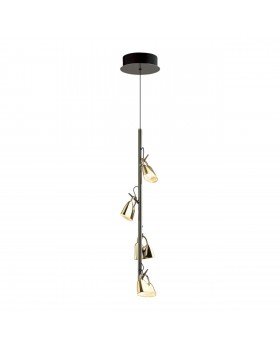 5002/17L L-VISION ODL23 285 черный хром/золотой/ металл/акрил Подвес LED 17W 3000K MALPA-foto4