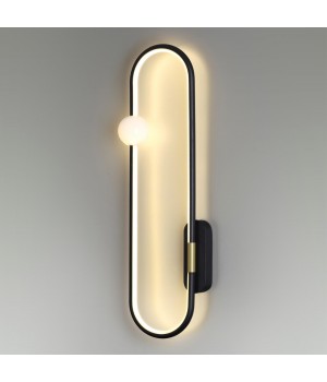 5607/20WL LEDIO LN23 016 черный Настенный светильник LED 20W 3000К 1360Лм 220V HARLOW-foto2