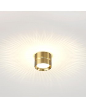 6607/1C HIGHTECH ODL23 259 золотой/металл Потолочный св-к IP20 LED SMD LED 4W + LED GX53 12W 3000K REAL-foto4