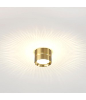 6607/1C HIGHTECH ODL23 259 золотой/металл Потолочный св-к IP20 LED SMD LED 4W + LED GX53 12W 3000K REAL-foto4