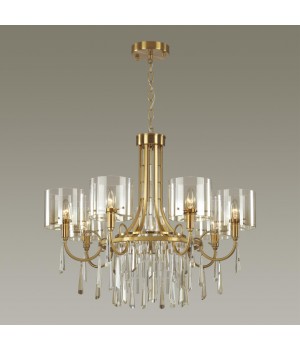 4886/7 HALL ODL_EX23 41 бронзовый/янтарн./металл/стекло Люстра E14 7*40W NICOLE-foto3