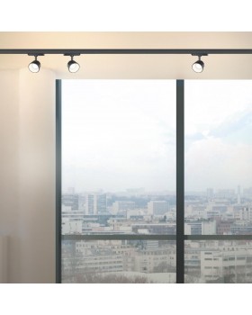 358718 PORT NT21 120 черный/белый Трехфазный трековый светодиодный светильник IP20 LED 4000K 10W 100-265V KNOF-foto3