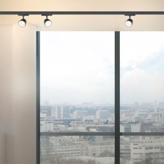 358718 PORT NT21 120 черный/белый Трехфазный трековый светодиодный светильник IP20 LED 4000K 10W 100-265V KNOF-foto3