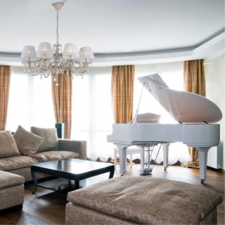 3229/1W CLASSIC ODL16 471 белый/зол.патина/ткань/хрусталь Бра E14 1*40W 220V MAGALI-foto3