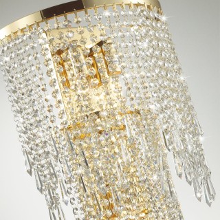 5028/3W MODERN ODL23 431 золотой/прозрачный металл/хрусталь Бра E14 3*40W CHOKKA-foto5