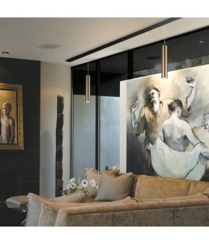 358990 SHINO NT22 046 бронза светлая/черный Трековый светильник для низковольного шинопровода, провод 0,8м IP20 LED 4000K 20W 48V FLUM-foto3