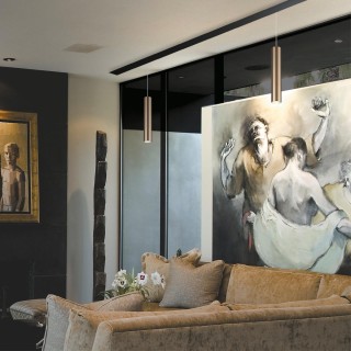 358990 SHINO NT22 046 бронза светлая/черный Трековый светильник для низковольного шинопровода, провод 0,8м IP20 LED 4000K 20W 48V FLUM-foto3