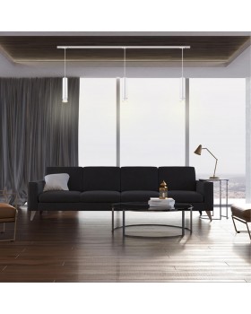 357976 PORT NT19 080 белый Светильник трековый однофазный трехжильный IP20 LED 3000К 12W 220V EDDY-foto3