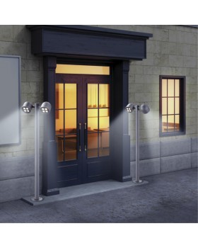 358116 STREET NT19 327 темно-серый Ландшафтный светильник IP65 LED 3000К 20W 100-240V GALEATI-foto3