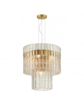 4938/6A HALL ODL22 365 матов.золотой/прозрачный/стекло/ Люстра E14 6*40W MERKALE-foto5