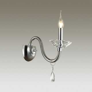 4725/1W CLASSIC ODL20 405 хром/дымчатый/стекло/хрусталь Бра E14 1*40W 220V KEPRIA-foto3